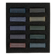 Black Rembrandt Pastels,  Dark Shades, 10 piece set Pastels & Charcoal