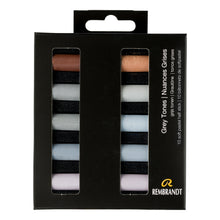 Black Rembrandt Pastels,  Grey Tones, 10 piece set Pastels & Charcoal
