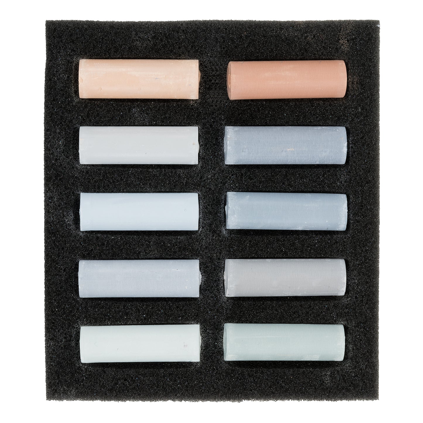 Black Rembrandt Pastels,  Grey Tones, 10 piece set Pastels & Charcoal