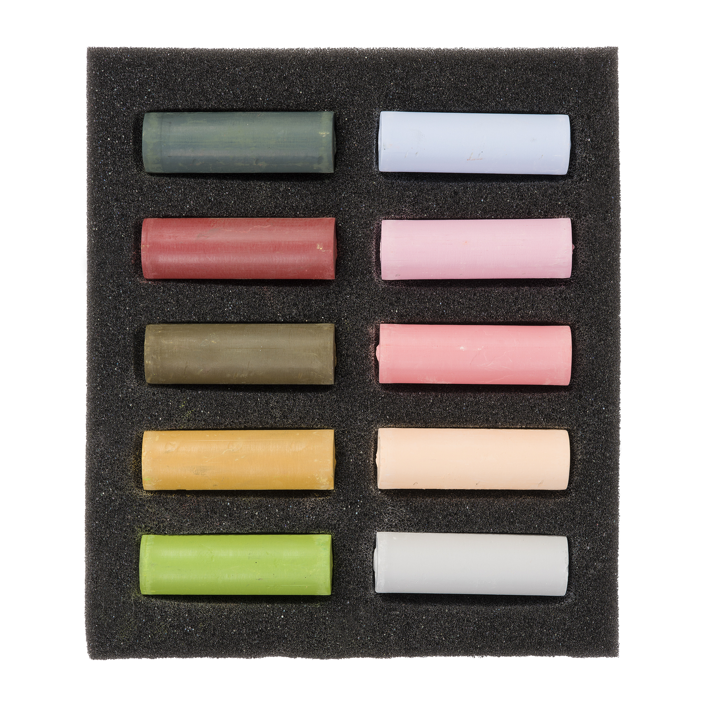 Dark Slate Gray Rembrandt Pastels,  Muted Colours, 10 piece set Pastels & Charcoal