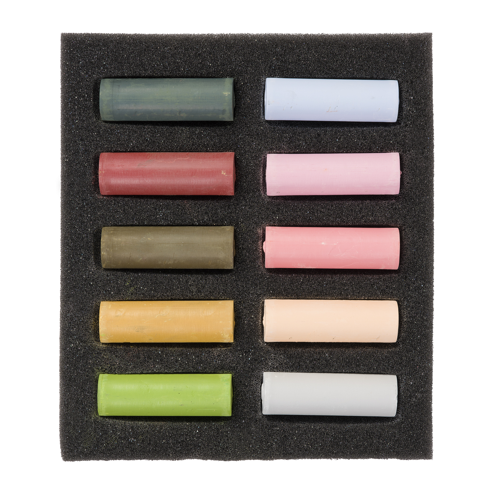 Dark Slate Gray Rembrandt Pastels,  Muted Colours, 10 piece set Pastels & Charcoal