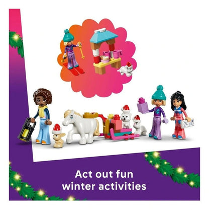 LEGO Friends advent calendar minifigures with pets and winter activity accessories
