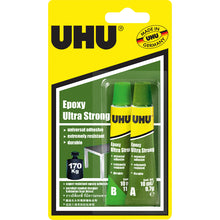 Gold UHU Epoxy Ultra Strong Glue Set, 2 x 10mL Glues