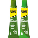 White Smoke UHU Epoxy Ultra Strong Glue Set, 2 x 10mL Glues