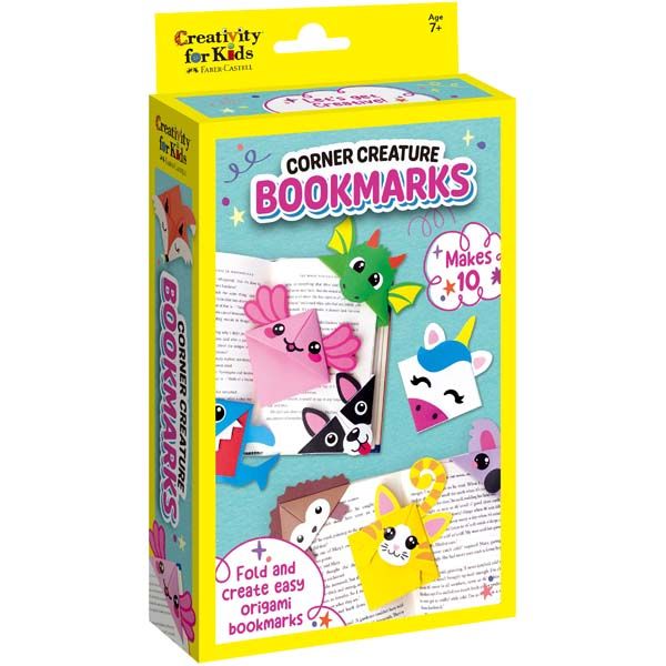 White Smoke Faber Castell Creativity For Kids Corner Creature Origami Bookmarks Mini Kit Kids Craft Kits