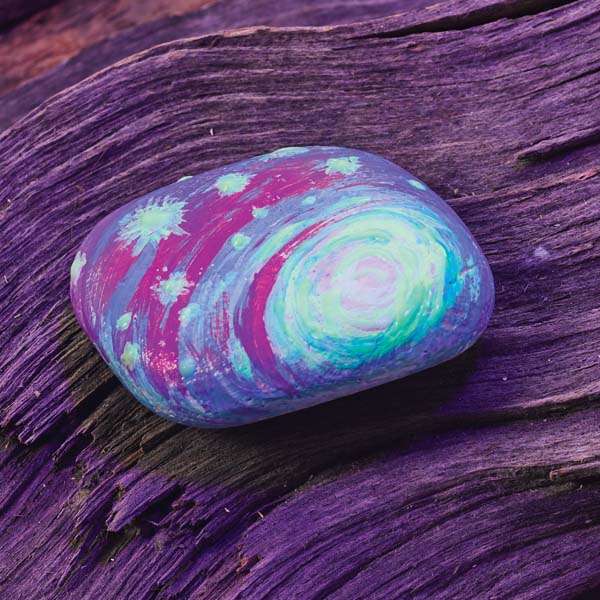 Dark Slate Blue Faber Castell Creativity for Kids Glow in the Dark Rock Painting Kit Kids Craft Kits
