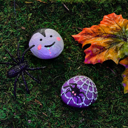 Black Faber Castell Creativity for Kids Glow in the Dark Rock Painting Kit Kids Craft Kits