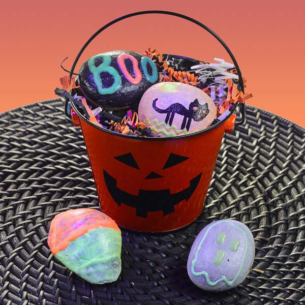 Coral Faber Castell Creativity for Kids Glow in the Dark Rock Painting Kit Kids Craft Kits