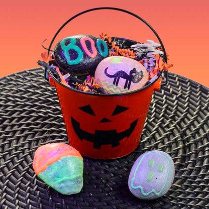 Coral Faber Castell Creativity for Kids Glow in the Dark Rock Painting Kit Kids Craft Kits