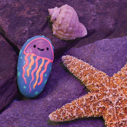 Dark Slate Gray Faber Castell Creativity for Kids Glow in the Dark Rock Painting Kit Kids Craft Kits