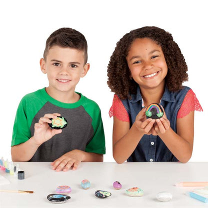 White Smoke Faber Castell Creativity for Kids Glow in the Dark Rock Painting Kit Kids Craft Kits