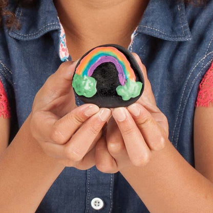 Dark Salmon Faber Castell Creativity for Kids Glow in the Dark Rock Painting Kit Kids Craft Kits