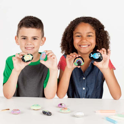 White Smoke Faber Castell Creativity for Kids Glow in the Dark Rock Painting Kit Kids Craft Kits