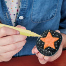 Steel Blue Faber Castell Creativity for Kids Glow in the Dark Rock Painting Kit Kids Craft Kits