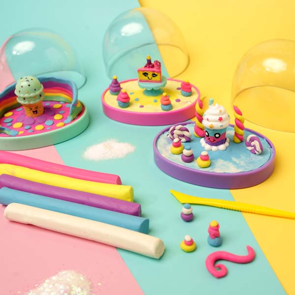 Light Goldenrod Faber Castell Creativity for Kids Make your Own Water Globes Sweet Treats Kids Craft Kits