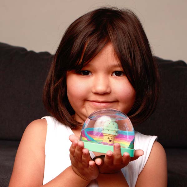Dark Gray Faber Castell Creativity for Kids Make your Own Water Globes Sweet Treats Kids Craft Kits