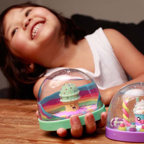 Black Faber Castell Creativity for Kids Make your Own Water Globes Sweet Treats Kids Craft Kits