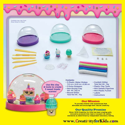 Lavender Faber Castell Creativity for Kids Make your Own Water Globes Sweet Treats Kids Craft Kits