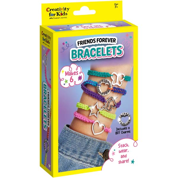 White Smoke Faber Castell Creativity For Kids Friends Forever Bracelets Mini Kit Kids Craft Kits