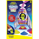 Yellow Faber Castell Creativity for Kids Glow in the Dark Sand Art Rocket Kit Kids Craft Kits