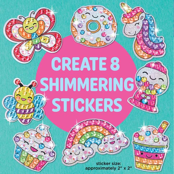 Medium Aquamarine Faber Castell Creativity for Kids Big Gem Diamond Painting Stickers Kids Craft Kits