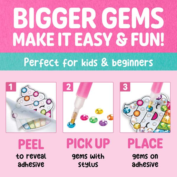 Misty Rose Faber Castell Creativity for Kids Big Gem Diamond Painting Stickers Kids Craft Kits