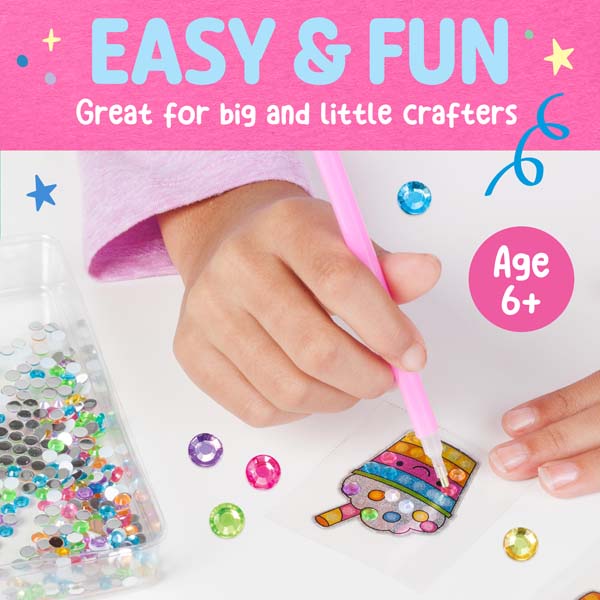 Lavender Faber Castell Creativity for Kids Big Gem Diamond Painting Stickers Kids Craft Kits
