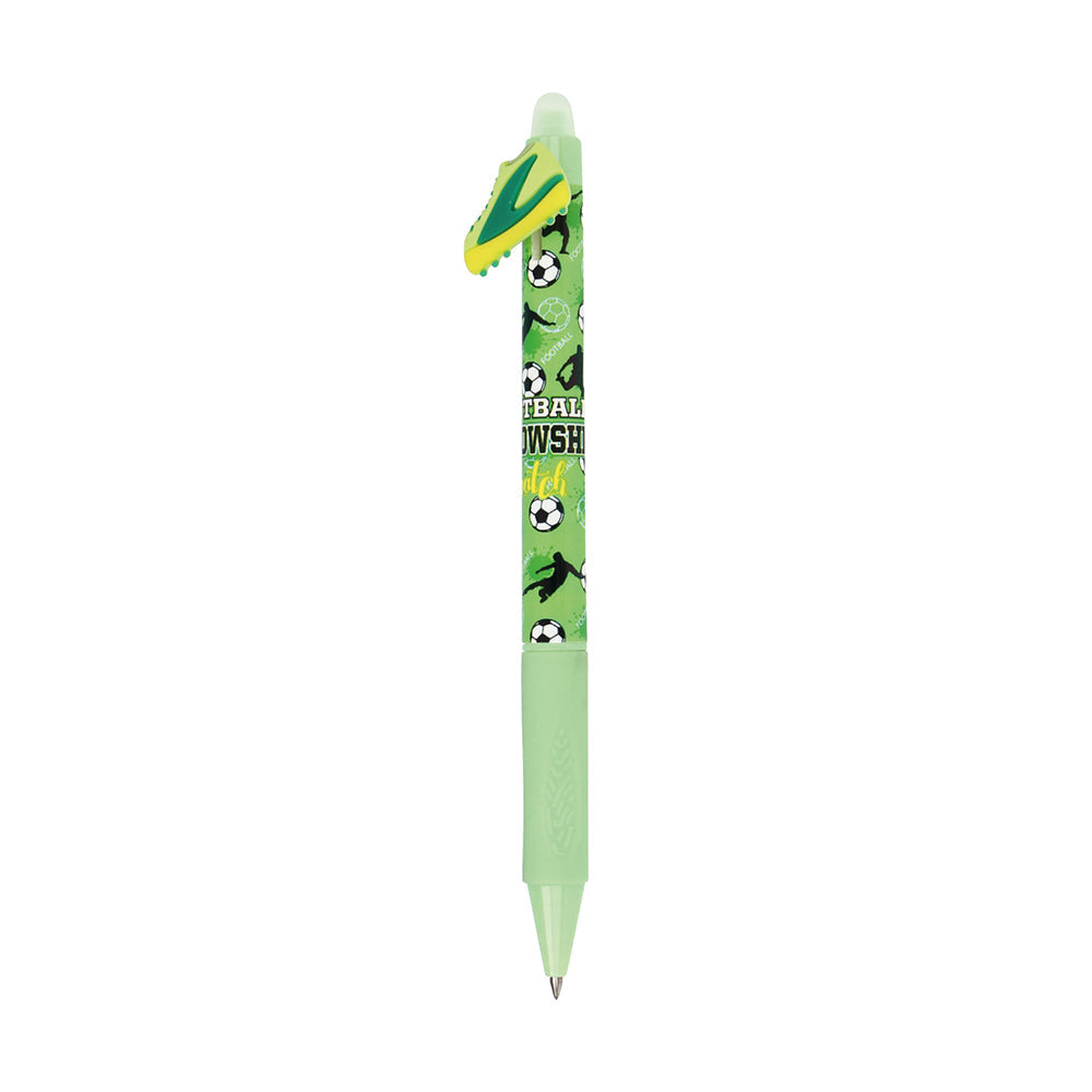 White Smoke ONLINE magiXX Fun Erasable Gel Pen, Football Green Pens