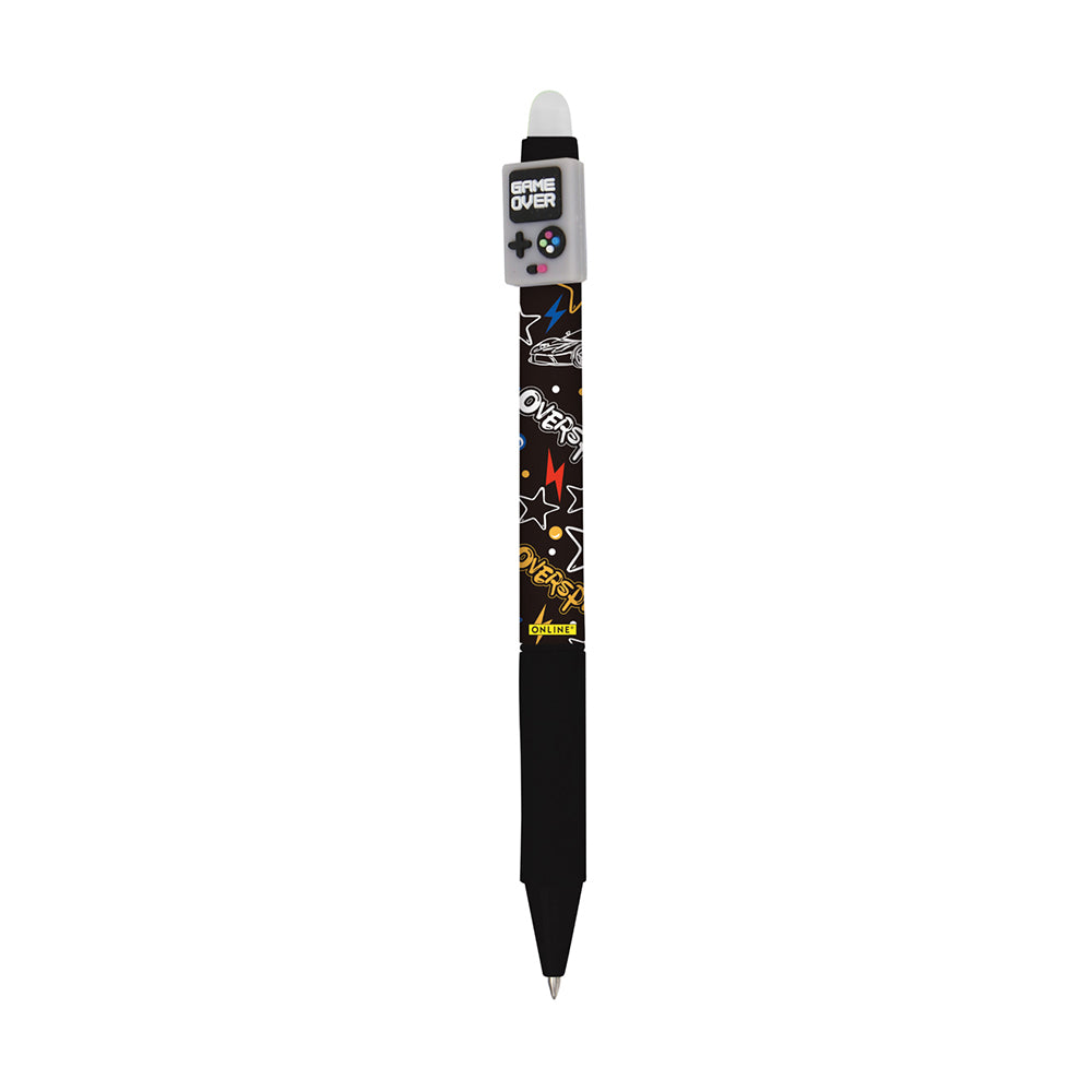 White Smoke ONLINE magiXX Fun Erasable Gel Pen, Game Over Pens