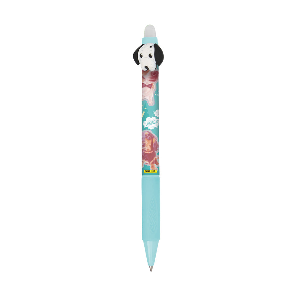 White Smoke ONLINE magiXX Fun Erasable Gel Pen, Puppy Pens