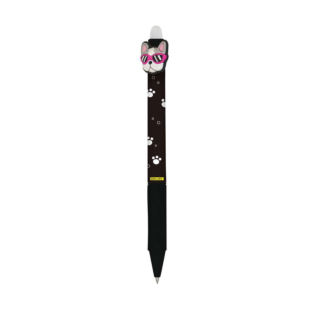 White Smoke ONLINE magiXX Fun Erasable Gel Pen, Dog Pens