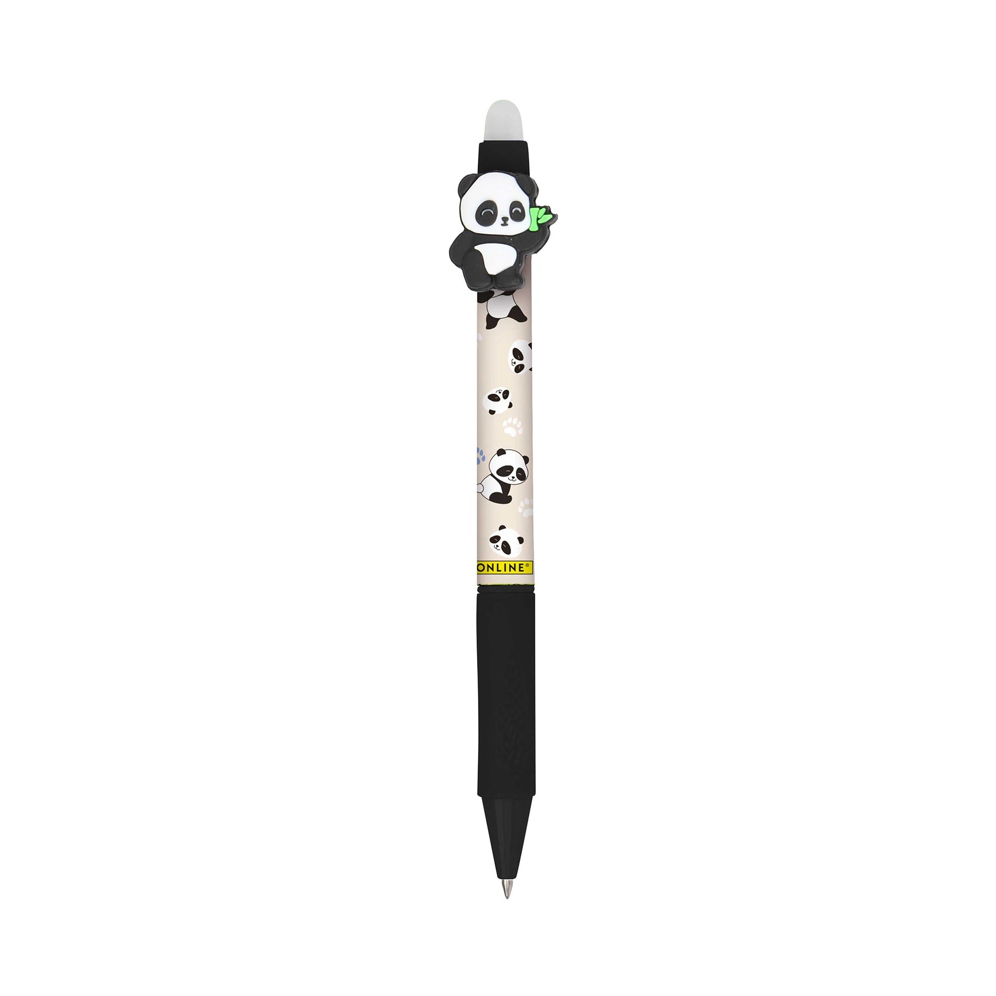 White Smoke ONLINE magiXX Fun Erasable Gel Pen, Bamboo Panda Pens