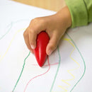 White Smoke Faber Castell Little Creatives Easy Grasp Bulb Crayons, Assorted Colours - 4 Pack Kids Crayons