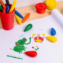 Lavender Faber Castell Little Creatives Easy Grasp Bulb Crayons, Assorted Colours - 4 Pack Kids Crayons