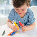 Light Gray Faber Castell Little Creatives Easy Grasp Finger Crayons, Assorted Colours - 6 Pack Kids Crayons