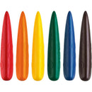 White Smoke Faber Castell Little Creatives Easy Grasp Finger Crayons, Assorted Colours - 6 Pack Kids Crayons