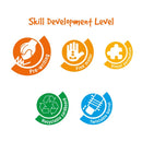 White Smoke Faber Castell Little Creatives Jumbo Creamy Crayons, Assorted Colours - 6 Pack Kids Crayons