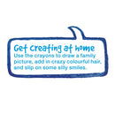 White Smoke Faber Castell Little Creatives Jumbo Creamy Crayons, Assorted Colours - 6 Pack Kids Crayons