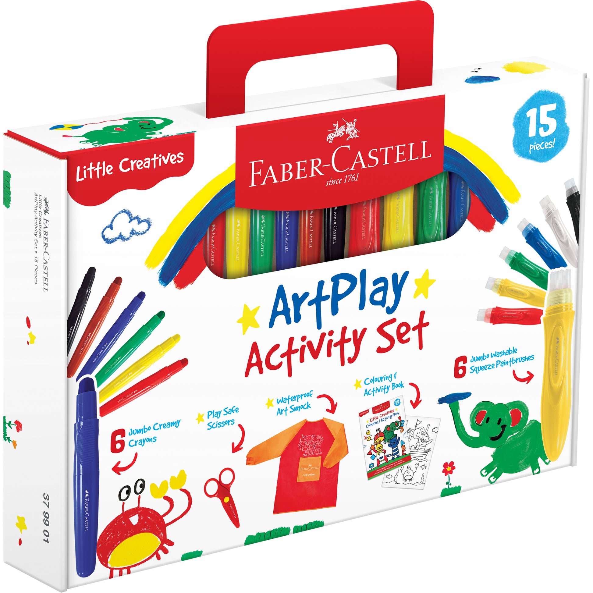 White Smoke Faber Castell Little Creatives Art Play Activity Set Playing & Learning