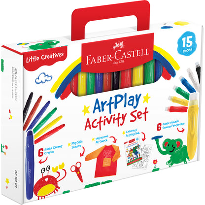 White Smoke Faber Castell Little Creatives Art Play Activity Set Playing & Learning