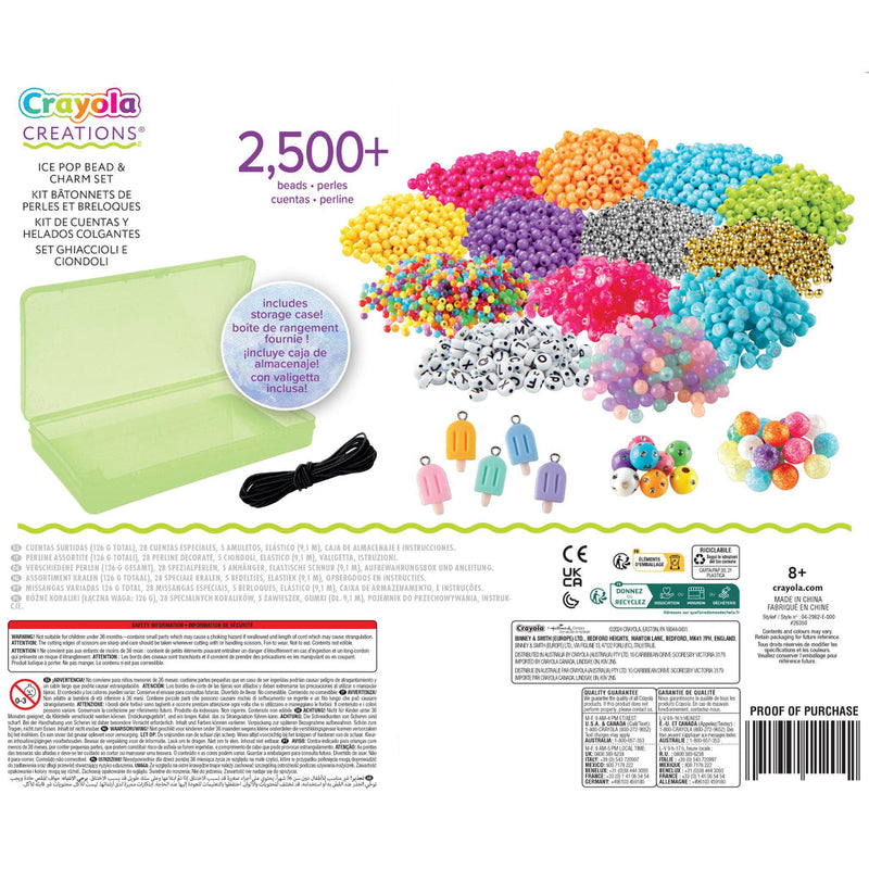 Crayola Creations Ice Pop Bead & Charm Set