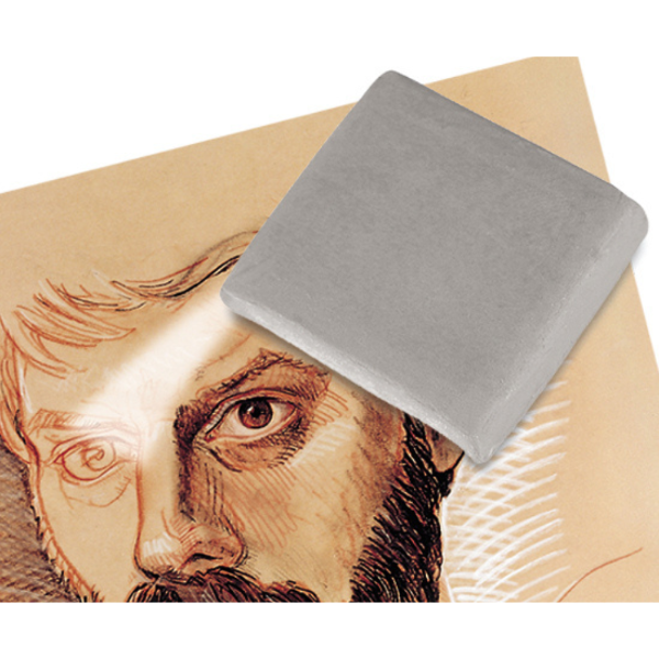 White Smoke Faber-Castell Kneadable Eraser, With Plastic Box, 1Pcs Drawing Accessories