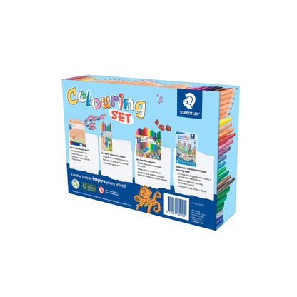 White Smoke Staedtler Underwater Adventures Colouring Set Kids Colouring Books
