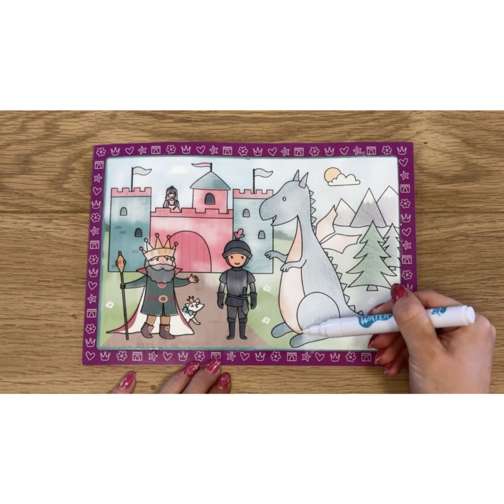 Sienna Water Magic Drawing Set, Fairytale Bath Time Fun