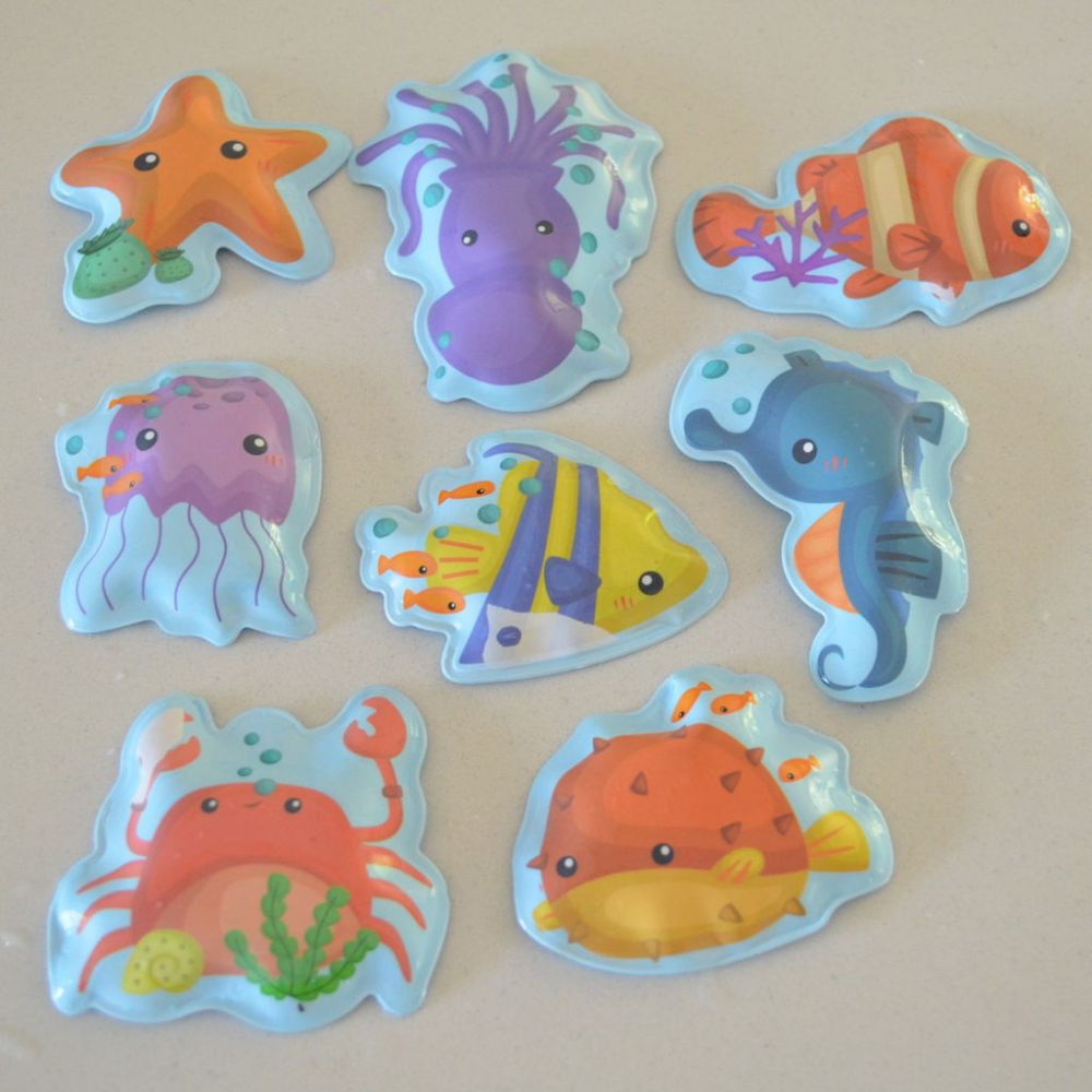 Dark Gray Bath Time Fishing Fun Bath Time Fun