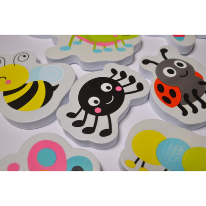 Gray Bath Time Stickers, Bug Buddies Bath Time Fun