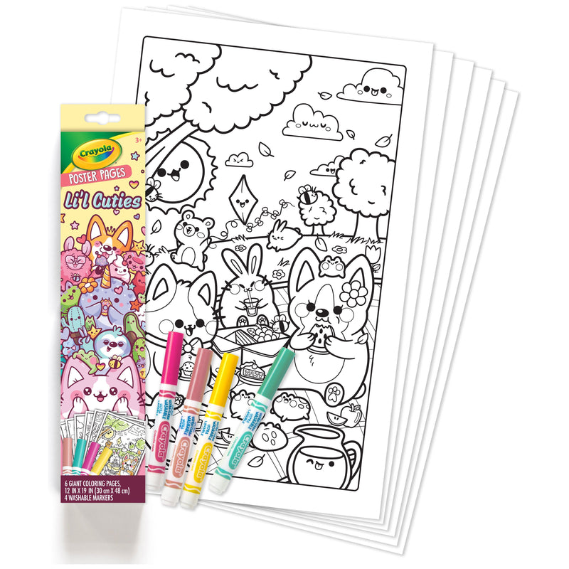 Crayola Poster Pages - Li'l Cuties