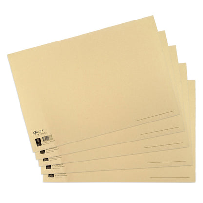 Light Goldenrod Quill Kraft Folio 240gsm with Flap A2 Kraft Folios
