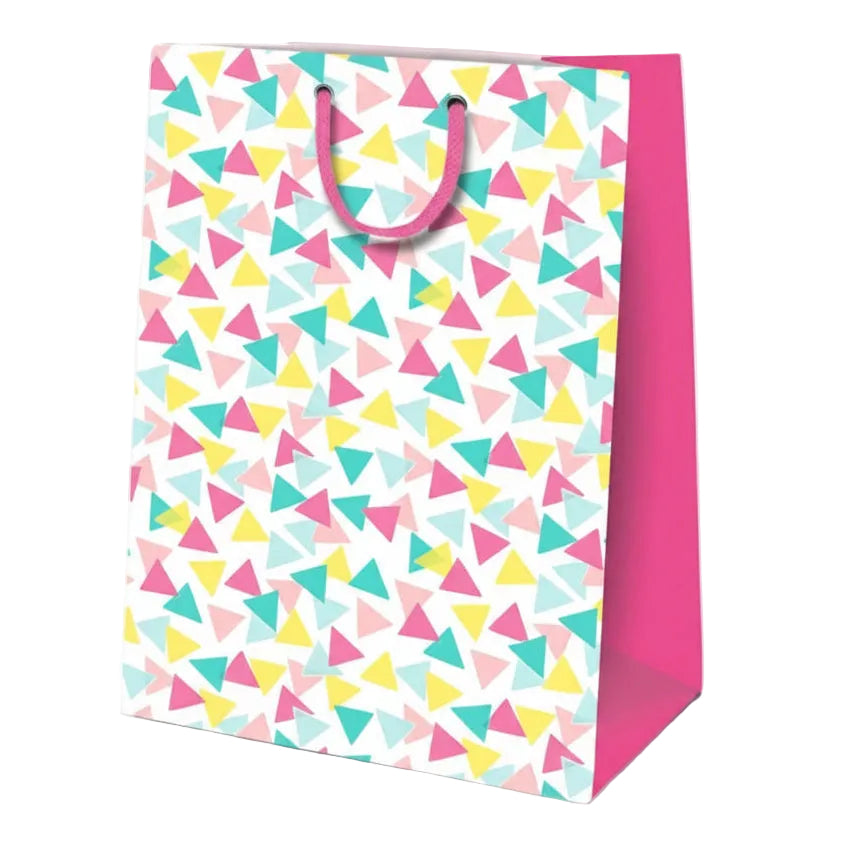 White Smoke Hallmark Triangles Gift Bag Bags & Invitation
