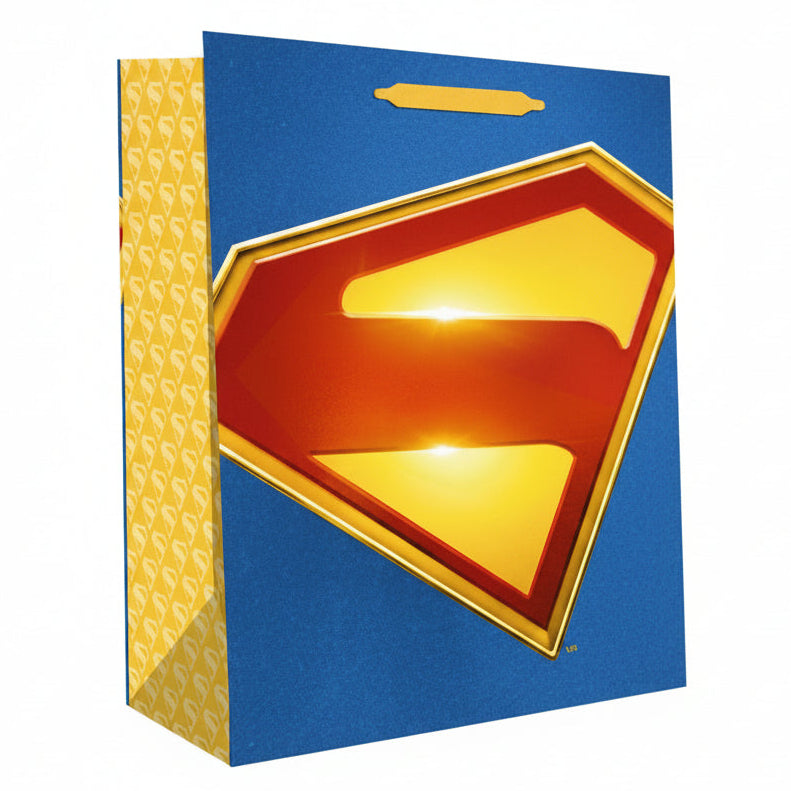 White Smoke Hallmark Large Gift Bag Superman Bags & Invitation